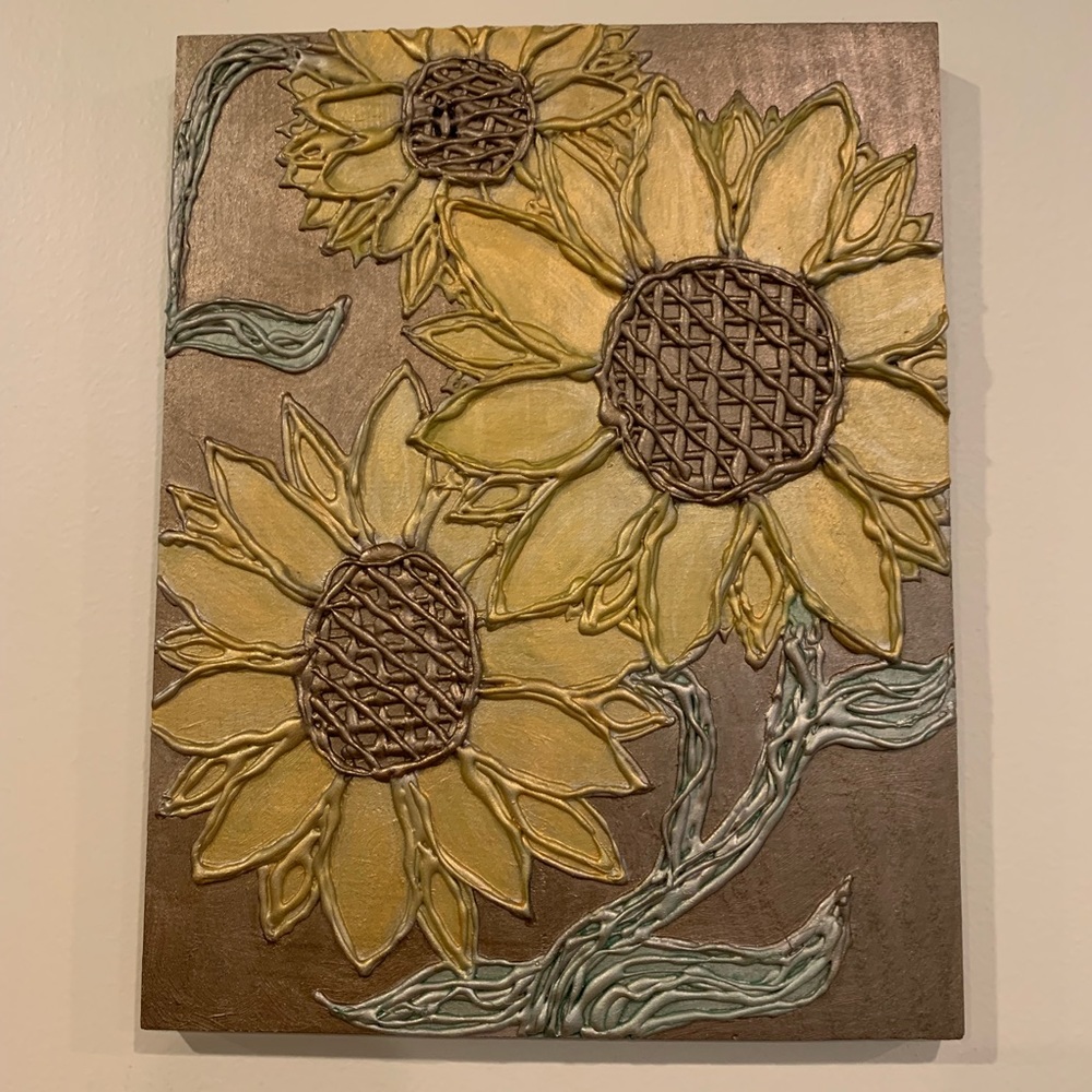 “Sunflowers” original art